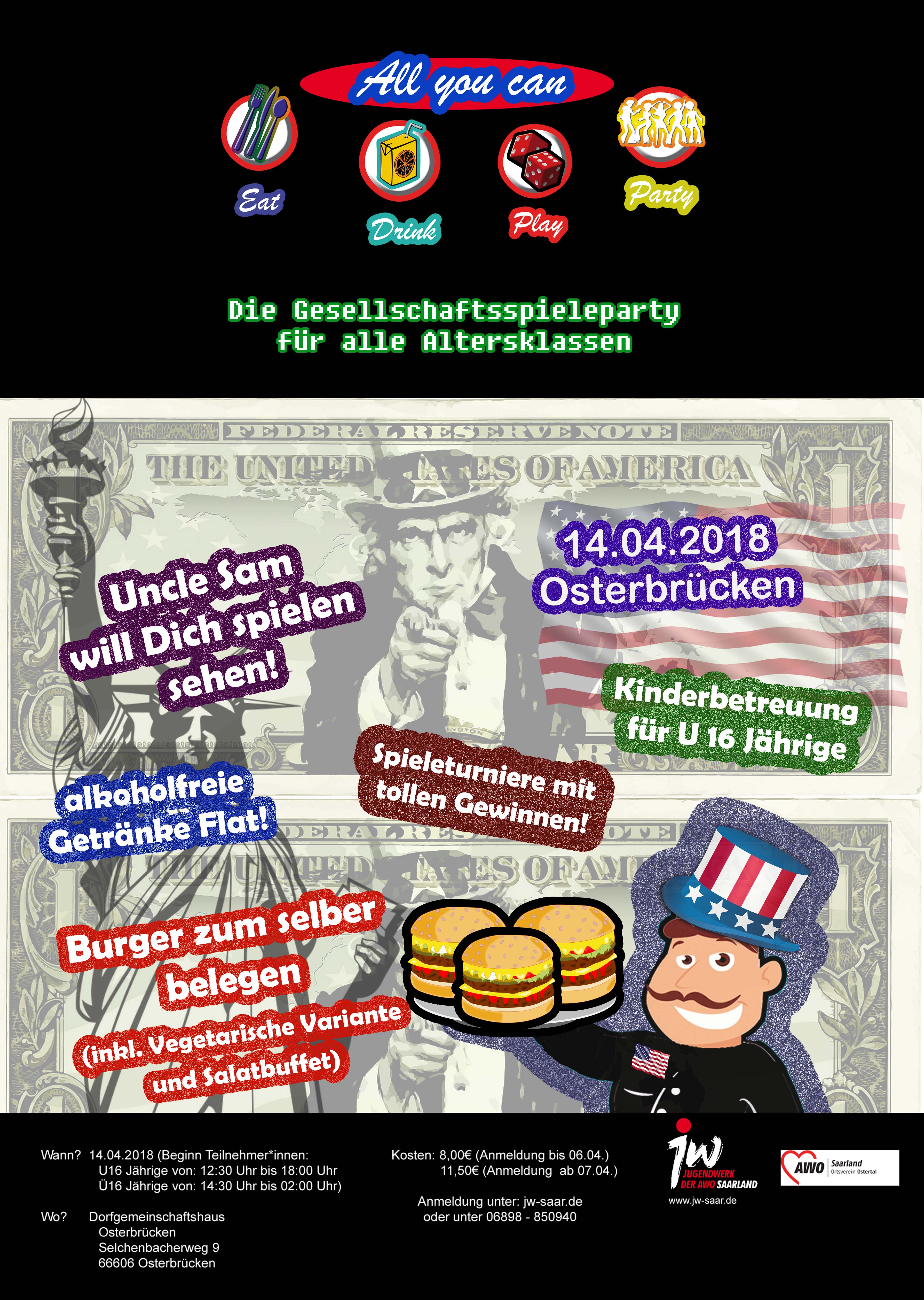 2. AYC Spieleparty – Make Burger Great Again – Round II