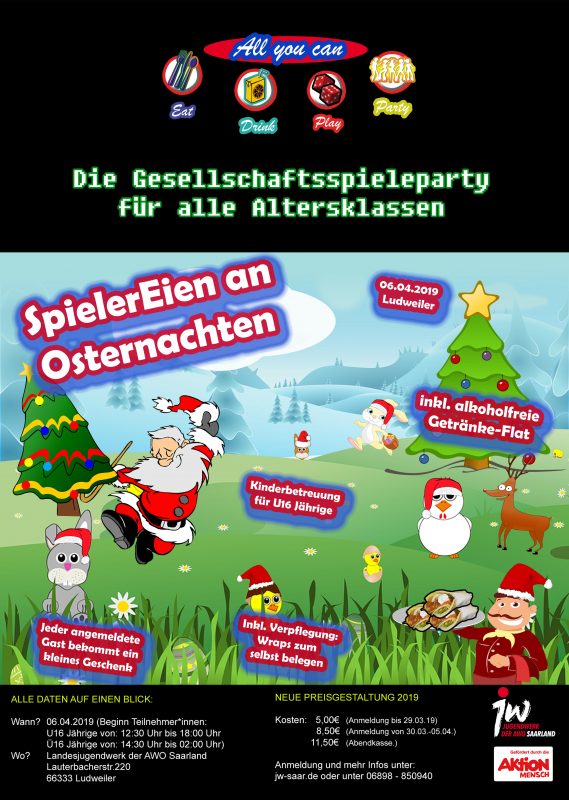 2. AYC Spieleparty – SpielerEien an Osternachten