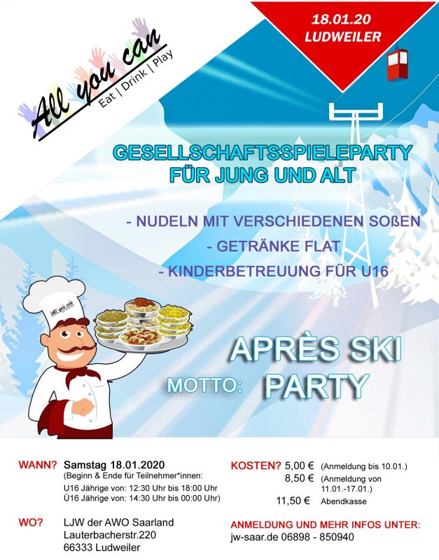 1. AYC Spieleparty – Apres Ski Party in Ludweiler